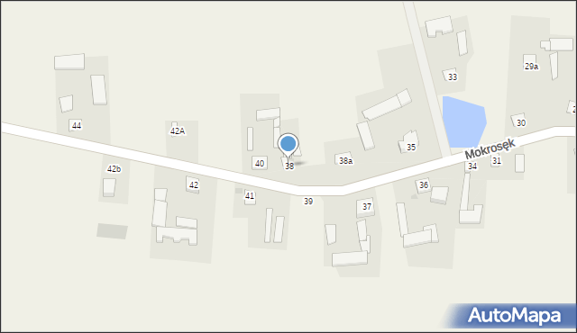 Mokrosęk, Mokrosęk, 38, mapa Mokrosęk
