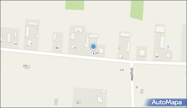 Mokrosęk, Mokrosęk, 5, mapa Mokrosęk