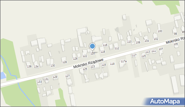 Mokrsko, Mokrsko, 120, mapa Mokrsko