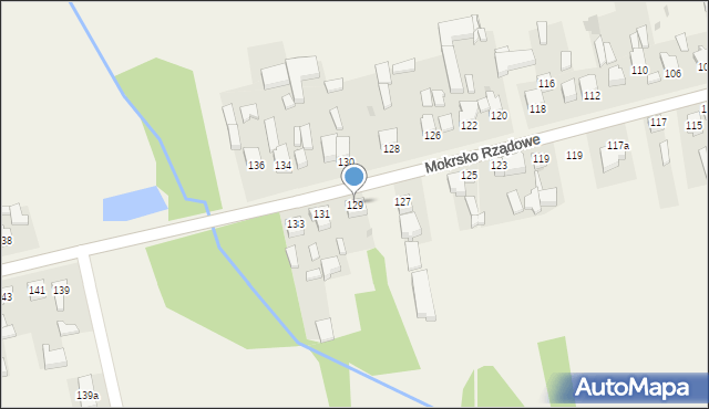 Mokrsko, Mokrsko, 129, mapa Mokrsko
