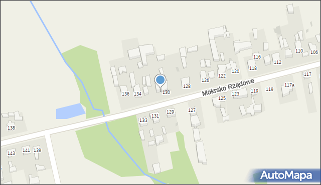Mokrsko, Mokrsko, 132, mapa Mokrsko
