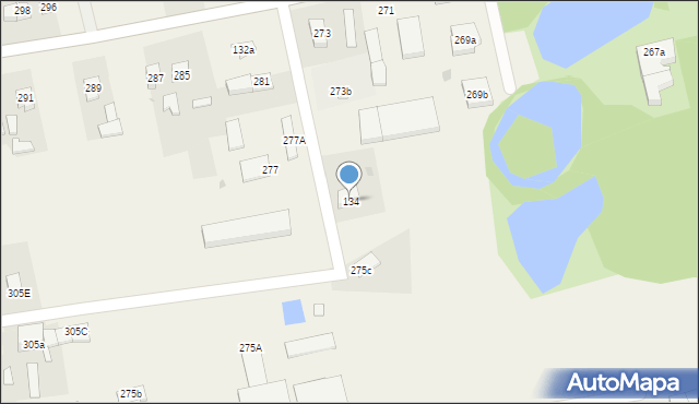 Mokrsko, Mokrsko, 134, mapa Mokrsko