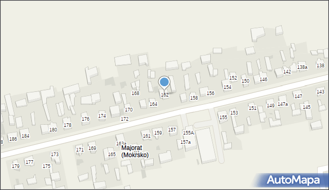 Mokrsko, Mokrsko, 162, mapa Mokrsko