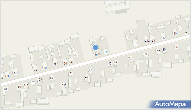 Mokrsko, Mokrsko, 20, mapa Mokrsko