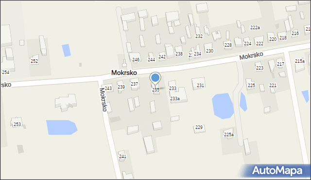 Mokrsko, Mokrsko, 235, mapa Mokrsko
