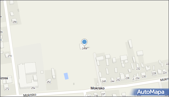 Mokrsko, Mokrsko, 246a, mapa Mokrsko