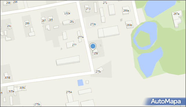 Mokrsko, Mokrsko, 273a, mapa Mokrsko