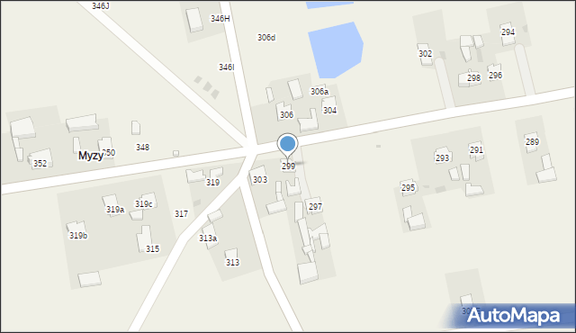 Mokrsko, Mokrsko, 299, mapa Mokrsko