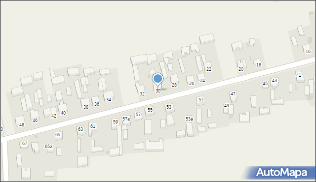 Mokrsko, Mokrsko, 30, mapa Mokrsko