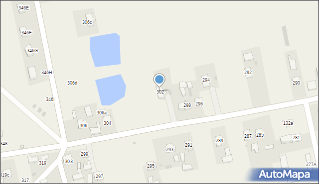 Mokrsko, Mokrsko, 302, mapa Mokrsko