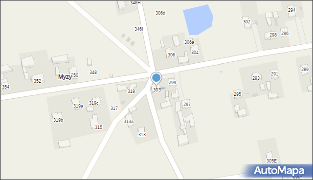 Mokrsko, Mokrsko, 303, mapa Mokrsko