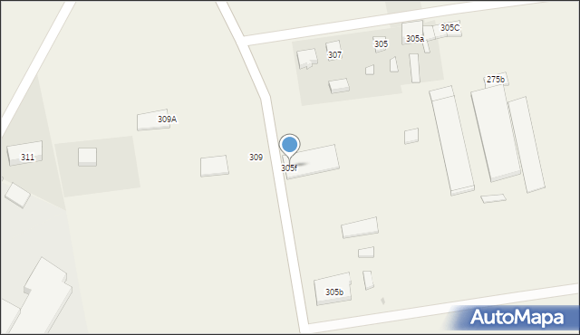 Mokrsko, Mokrsko, 305f, mapa Mokrsko