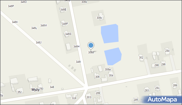 Mokrsko, Mokrsko, 306d, mapa Mokrsko
