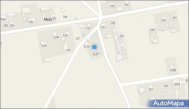 Mokrsko, Mokrsko, 313, mapa Mokrsko
