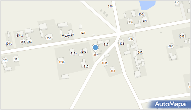 Mokrsko, Mokrsko, 317, mapa Mokrsko