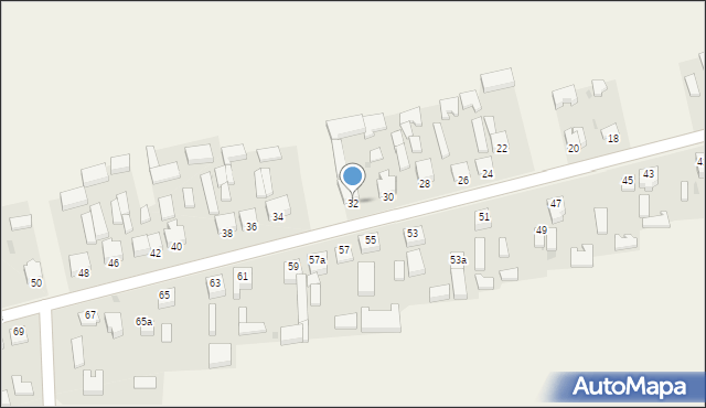 Mokrsko, Mokrsko, 32, mapa Mokrsko