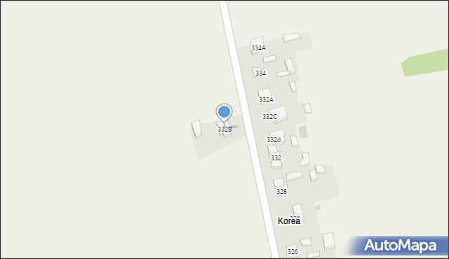 Mokrsko, Mokrsko, 332B, mapa Mokrsko