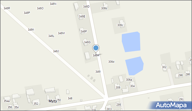 Mokrsko, Mokrsko, 346H, mapa Mokrsko