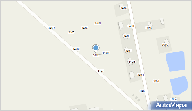 Mokrsko, Mokrsko, 346L, mapa Mokrsko