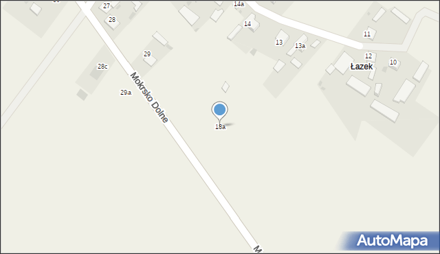 Mokrsko Dolne, Mokrsko Dolne, 18a, mapa Mokrsko Dolne