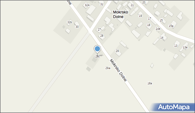 Mokrsko Dolne, Mokrsko Dolne, 28c, mapa Mokrsko Dolne