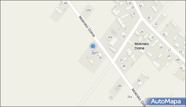 Mokrsko Dolne, Mokrsko Dolne, 32b, mapa Mokrsko Dolne