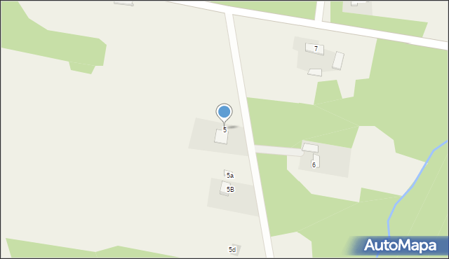 Mokry Bór, Mokry Bór, 5, mapa Mokry Bór