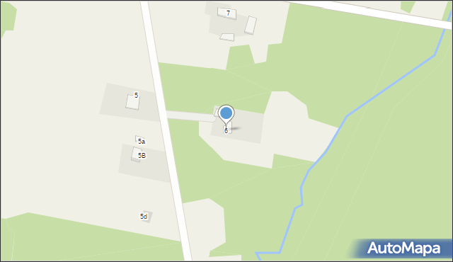 Mokry Bór, Mokry Bór, 6, mapa Mokry Bór