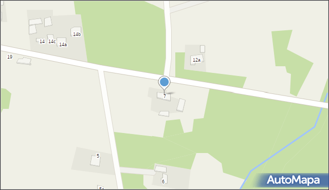 Mokry Bór, Mokry Bór, 7, mapa Mokry Bór