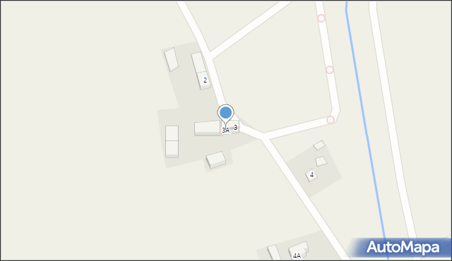 Mokry Dwór, Mokry Dwór, 3A, mapa Mokry Dwór