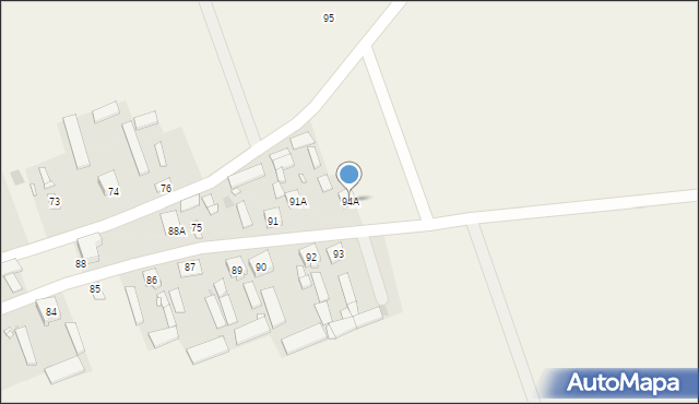Mokrzec, Mokrzec, 94A, mapa Mokrzec
