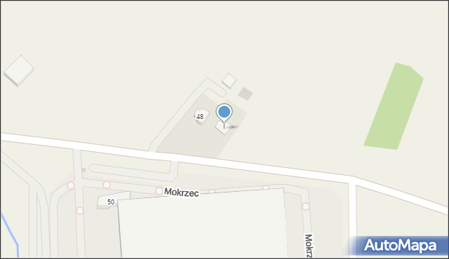 Mokrzec, Mokrzec, 48a, mapa Mokrzec