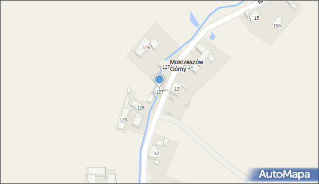 Mokrzeszów, Mokrzeszów, 127, mapa Mokrzeszów