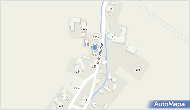Mokrzeszów, Mokrzeszów, 132, mapa Mokrzeszów