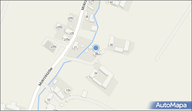 Mokrzeszów, Mokrzeszów, 35a, mapa Mokrzeszów