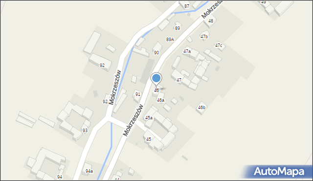 Mokrzeszów, Mokrzeszów, 46, mapa Mokrzeszów