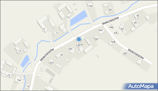 Mokrzeszów, Mokrzeszów, 63, mapa Mokrzeszów