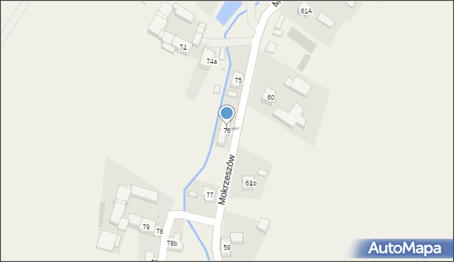 Mokrzeszów, Mokrzeszów, 76, mapa Mokrzeszów