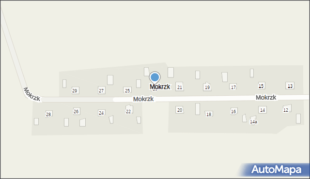 Mokrzk, Mokrzk, 23, mapa Mokrzk