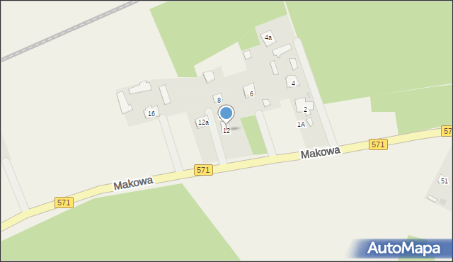 Mokrzyce Włościańskie, Mokrzyce Włościańskie, 12, mapa Mokrzyce Włościańskie