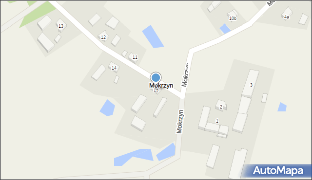 Mokrzyn, Mokrzyn, 15, mapa Mokrzyn