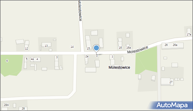 Molestowice, Molestowice, 2, mapa Molestowice