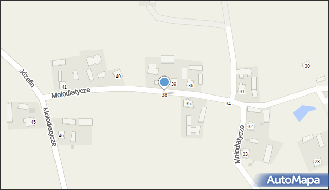 Mołodiatycze, Mołodiatycze, 38, mapa Mołodiatycze