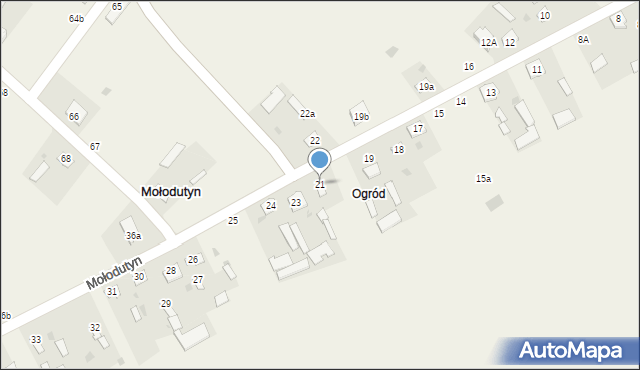 Mołodutyn, Mołodutyn, 21, mapa Mołodutyn