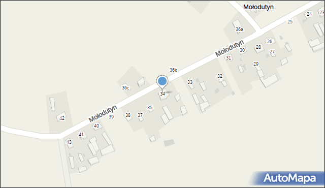 Mołodutyn, Mołodutyn, 34, mapa Mołodutyn