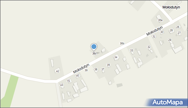 Mołodutyn, Mołodutyn, 36c, mapa Mołodutyn