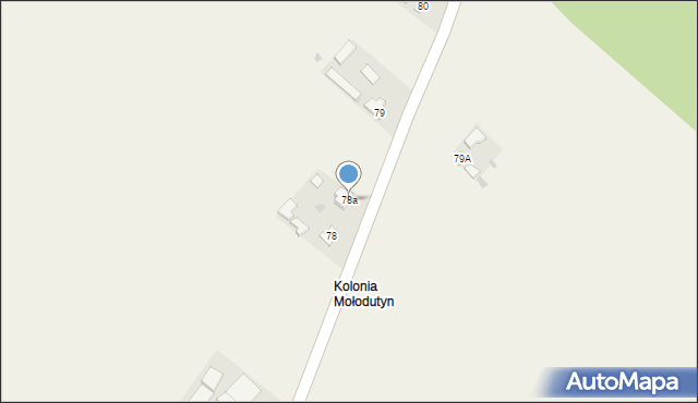 Mołodutyn, Mołodutyn, 78a, mapa Mołodutyn