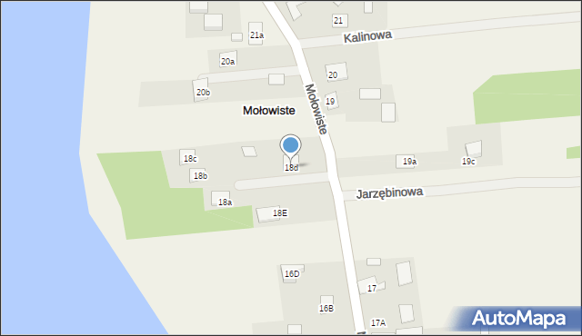 Mołowiste, Mołowiste, 18d, mapa Mołowiste