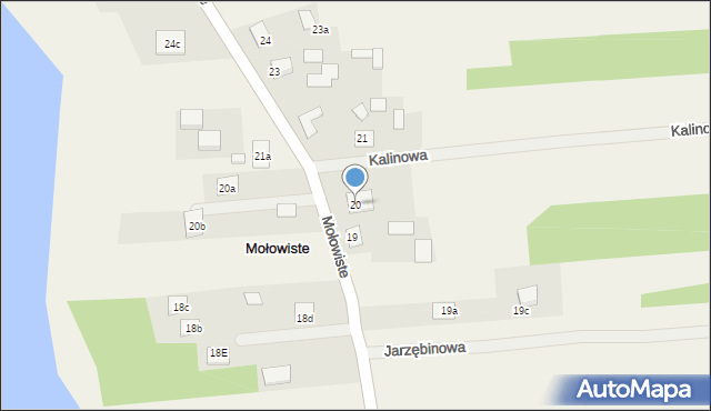 Mołowiste, Mołowiste, 20, mapa Mołowiste