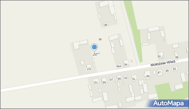Mołożew-Dwór, Mołożew-Dwór, 100, mapa Mołożew-Dwór